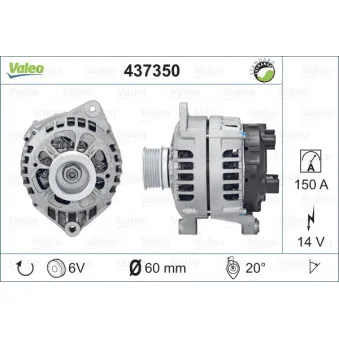 Alternateur VALEO 437350