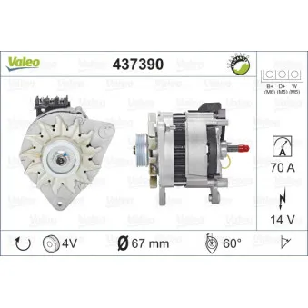 Alternateur VALEO 437390