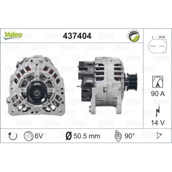 Alternateur VALEO 437404