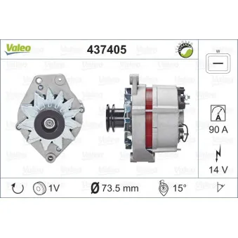 Alternateur VALEO 437405