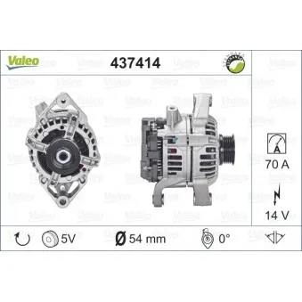 Alternateur VALEO 437414
