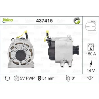 Alternateur VALEO 437415