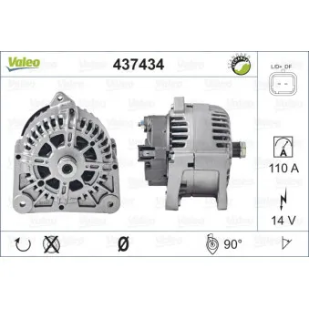 Alternateur VALEO 437434