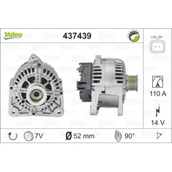 Alternateur VALEO 437439