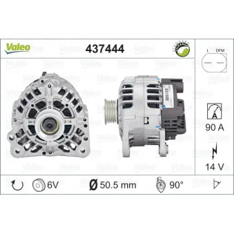 Alternateur VALEO 437444