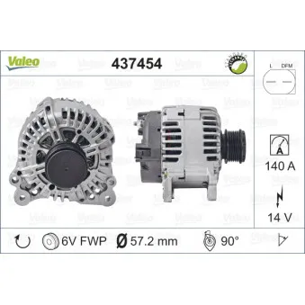 Alternateur VALEO 437454