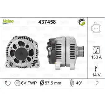 Alternateur VALEO 437458
