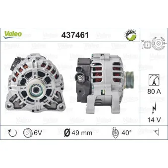 Alternateur VALEO 437461