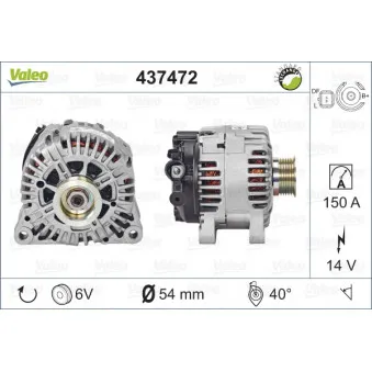 Alternateur VALEO 437472