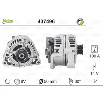 Alternateur VALEO 437496