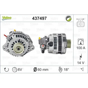 Alternateur VALEO 437497