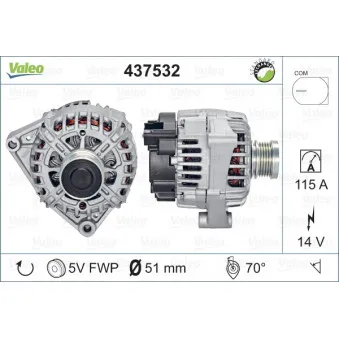Alternateur VALEO 437532