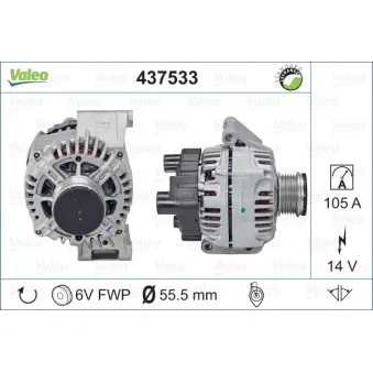 Alternateur VALEO 437533