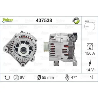Alternateur VALEO 437538