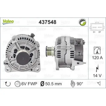 Alternateur VALEO 437548