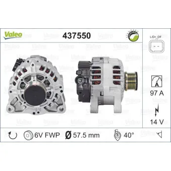 Alternateur VALEO 437550