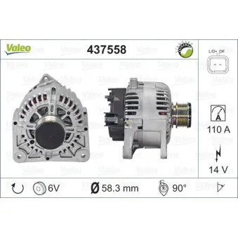 Alternateur VALEO 437558