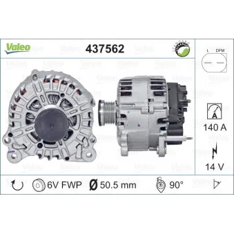 Alternateur VALEO 437562