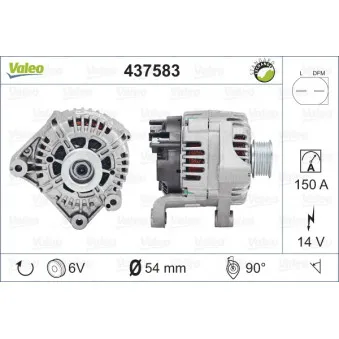 Alternateur VALEO 437583