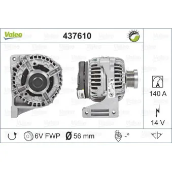 Alternateur VALEO 437610