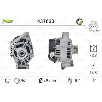 Alternateur VALEO 437623