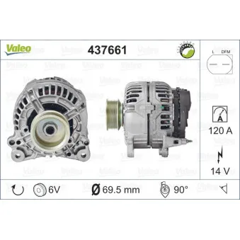 Alternateur VALEO 437661