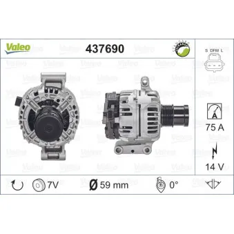 Alternateur VALEO 437690