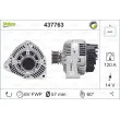 Alternateur VALEO 437763 - Visuel 1