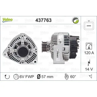 Alternateur VALEO 437763
