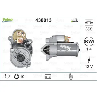 Démarreur VALEO 438013