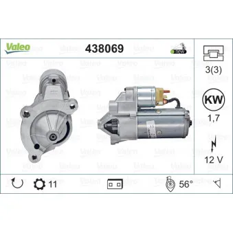 Démarreur VALEO 438069