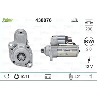 Démarreur VALEO 438076