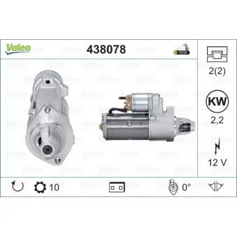 Démarreur VALEO 438078