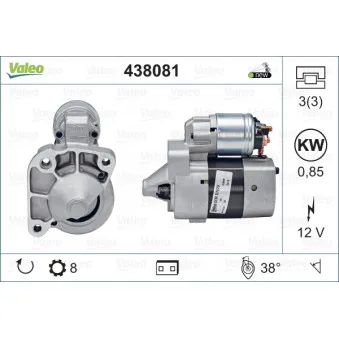 Démarreur VALEO 438081