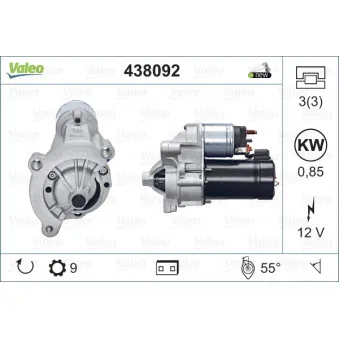 Démarreur VALEO 438092