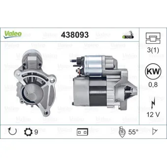 Démarreur VALEO 438093