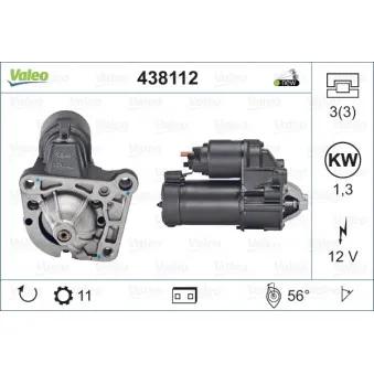 Démarreur VALEO 438112