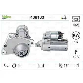 Démarreur VALEO 438133