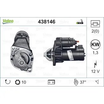 Démarreur VALEO 438146