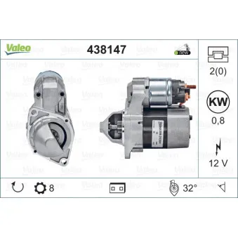 Démarreur VALEO 438147