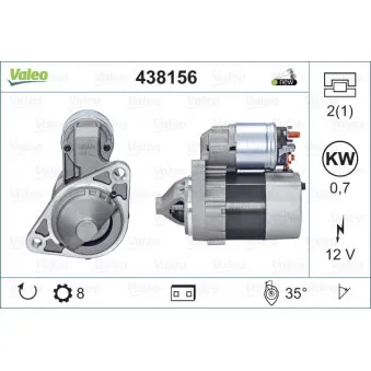 Démarreur VALEO 438156