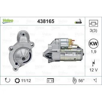 Démarreur VALEO 438165