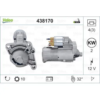 Démarreur VALEO 438170