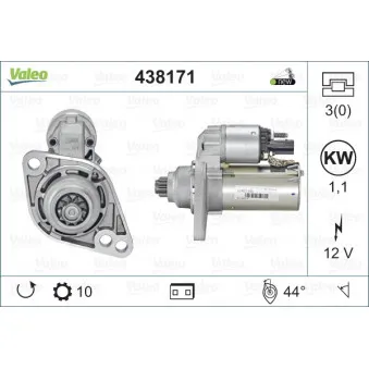 Démarreur VALEO 438171