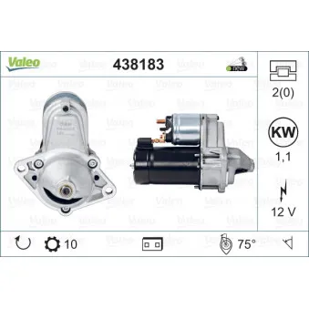 Démarreur VALEO 438183