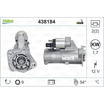 Démarreur VALEO 438184