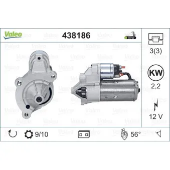 Démarreur VALEO 438186
