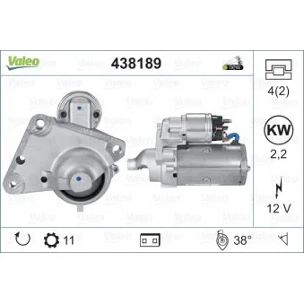 Démarreur VALEO 438189