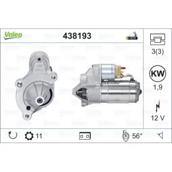 Démarreur VALEO 438193