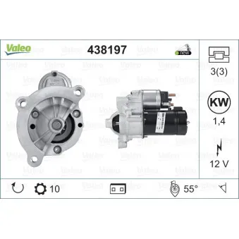 Démarreur VALEO 438197